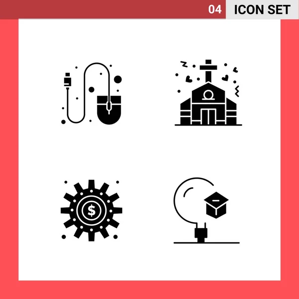 Conjunto de 16 iconos universales Vector de negocios — Archivo Imágenes Vectoriales