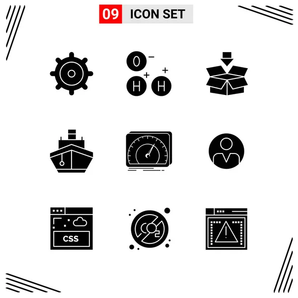 Set Universal Creative Icons Simply Vector Illustrations Web Mobile Apps — Stock Vector