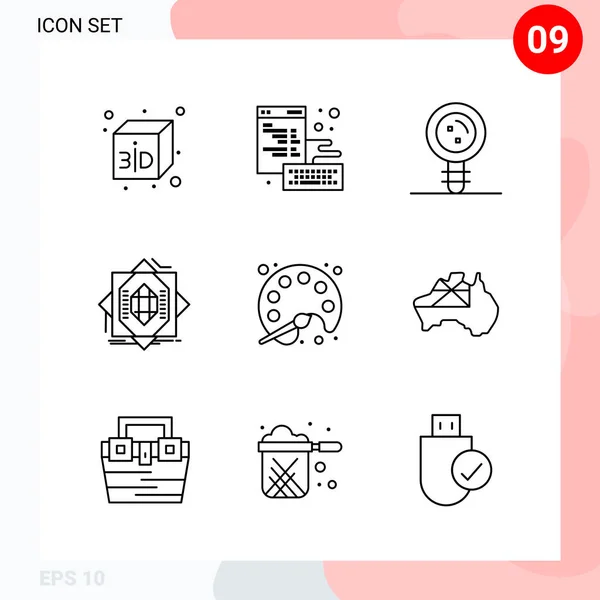 Set of 25 Universal Business Icons Vector — Stockový vektor