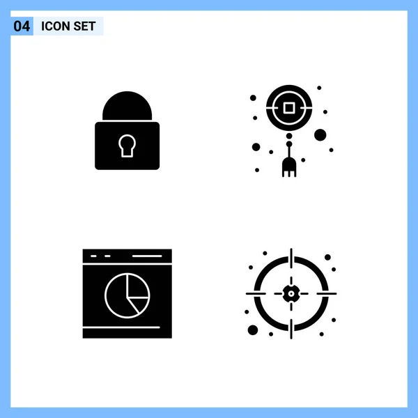 Set Universal Creative Icons Simply Vector Illustrations Web Mobile Apps — Stock Vector