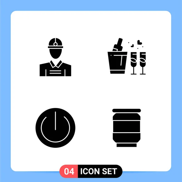 Conjunto Iconos Creativos Universales Simplemente Vector Ilustraciones Para Aplicaciones Web — Vector de stock