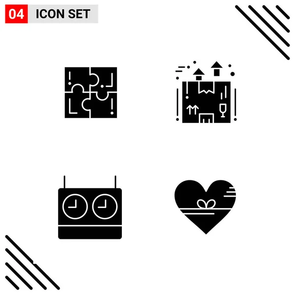 Conjunto Iconos Creativos Universales Simplemente Vector Ilustraciones Para Aplicaciones Web — Vector de stock