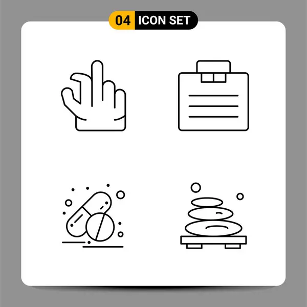 Set of 25 Universal Business Icons Vector — Stockový vektor