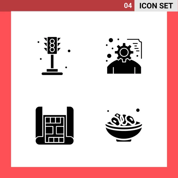 Set Universal Creative Icons Simply Vector Illustrations Web Mobile Apps — Stock Vector