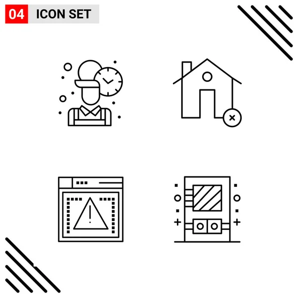 Set de 25 iconos de negocio universales Vector — Archivo Imágenes Vectoriales