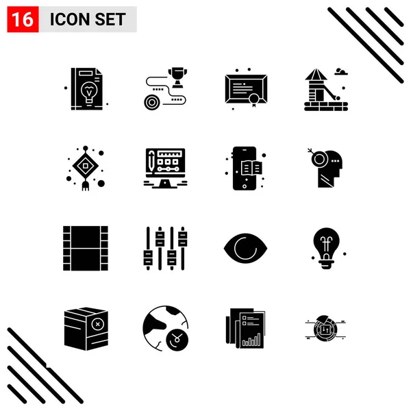 Set Universal Creative Icons Simply Vector Illustrations Web Mobile Apps — Stock Vector