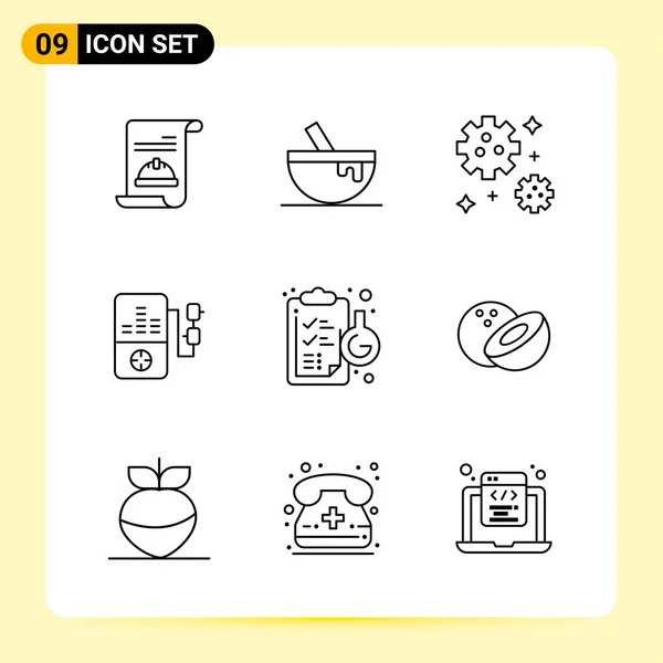 Set Universal Creative Icons Simply Vector Illustrations Web Mobile Apps — Stock Vector