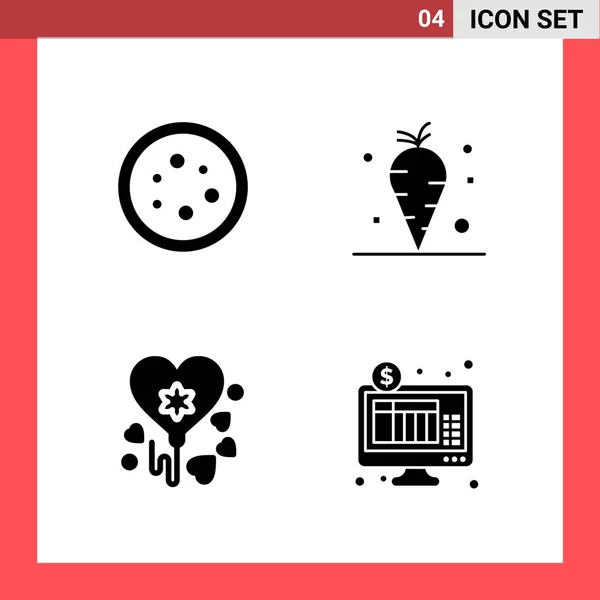 Set Dari Ikon Kreatif Universal Cukup Ilustrasi Vektor Untuk Aplikasi - Stok Vektor