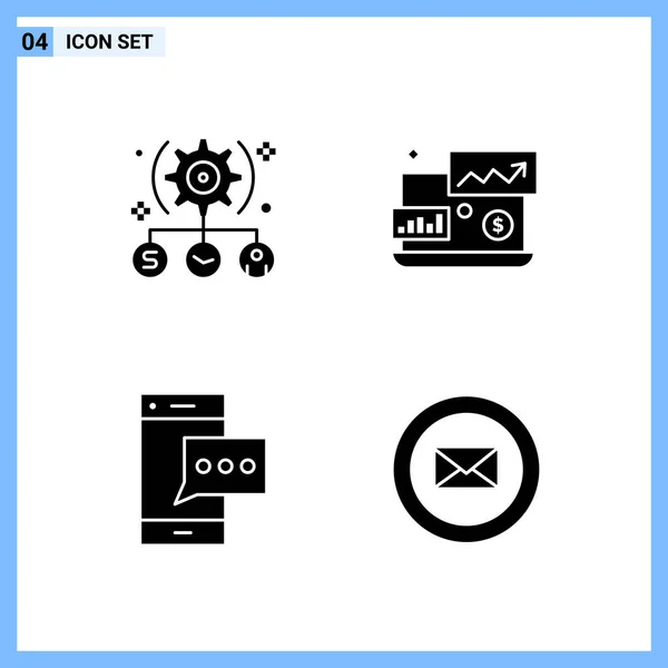 Conjunto Iconos Creativos Universales Simplemente Vector Ilustraciones Para Aplicaciones Web — Vector de stock