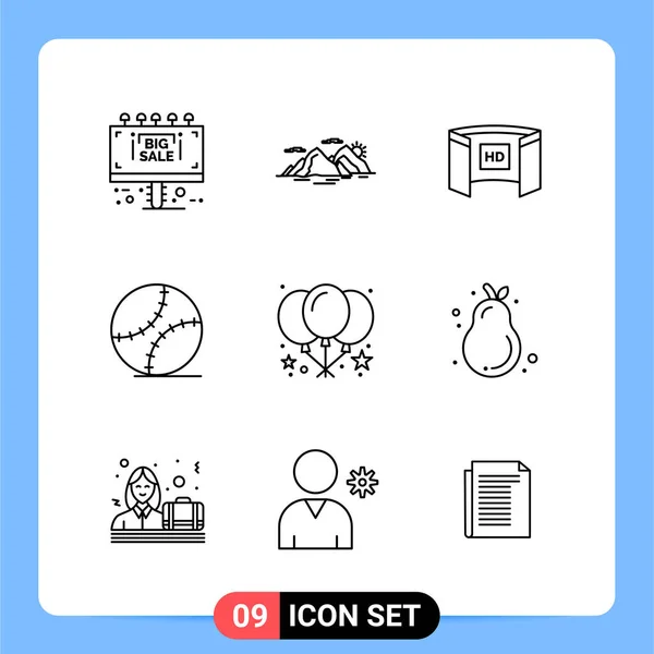 Set of 25 Universal Business Icons Vector — Stockový vektor