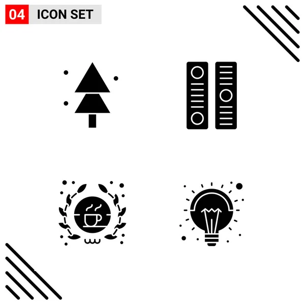 Conjunto Iconos Creativos Universales Simplemente Vector Ilustraciones Para Aplicaciones Web — Archivo Imágenes Vectoriales