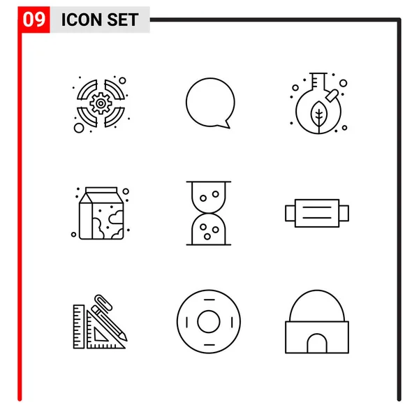 Set de 25 iconos de negocio universales Vector — Vector de stock