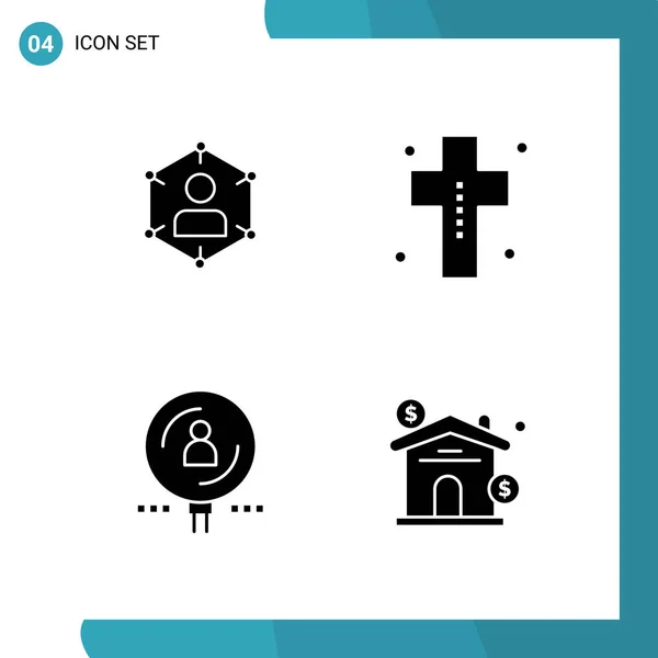 Conjunto Iconos Creativos Universales Simplemente Vector Ilustraciones Para Aplicaciones Web — Vector de stock