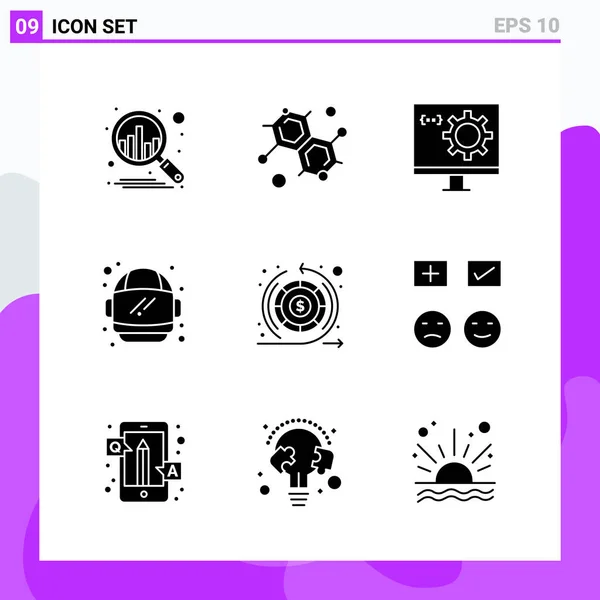 Set Universal Creative Icons Simply Vector Illustrations Web Mobile Apps — Stock Vector