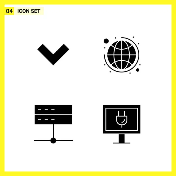 Set Universeller Kreativer Symbole Einfach Vektorillustrationen Für Web Und Mobile — Stockvektor