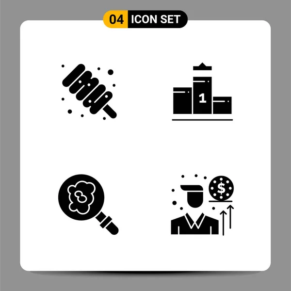 Set Dari Ikon Kreatif Universal Cukup Ilustrasi Vektor Untuk Aplikasi - Stok Vektor