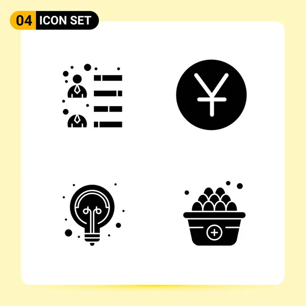 Conjunto Iconos Creativos Universales Simplemente Vector Ilustraciones Para Aplicaciones Web — Vector de stock