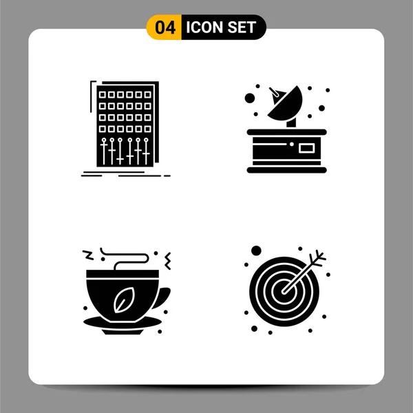 Conjunto Iconos Creativos Universales Simplemente Vector Ilustraciones Para Aplicaciones Web — Vector de stock