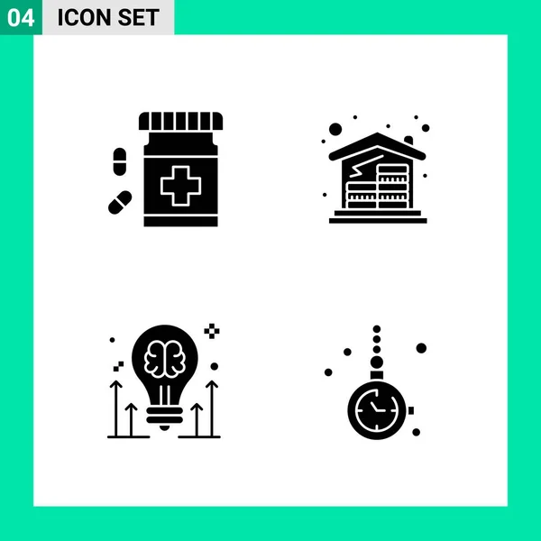 Conjunto Iconos Creativos Universales Simplemente Vector Ilustraciones Para Aplicaciones Web — Vector de stock