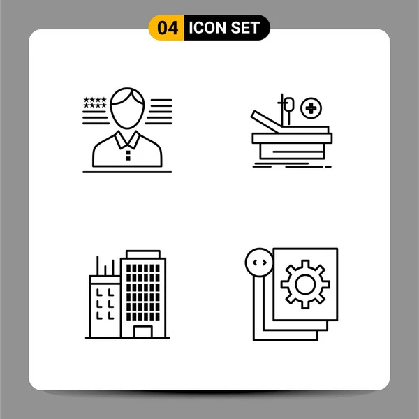 Set of 16 Universal Icons Business Vector — Stock Vector