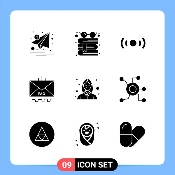 Conjunto Iconos Creativos Universales Simplemente Vector Ilustraciones Para Aplicaciones Web — Archivo Imágenes Vectoriales