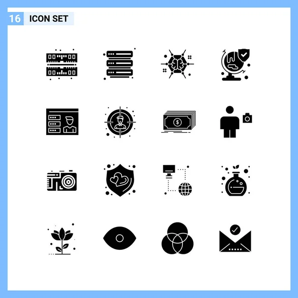 Conjunto Iconos Creativos Universales Simplemente Vector Ilustraciones Para Aplicaciones Web — Vector de stock