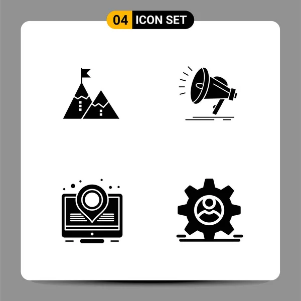 Conjunto Iconos Creativos Universales Simplemente Vector Ilustraciones Para Aplicaciones Web — Archivo Imágenes Vectoriales