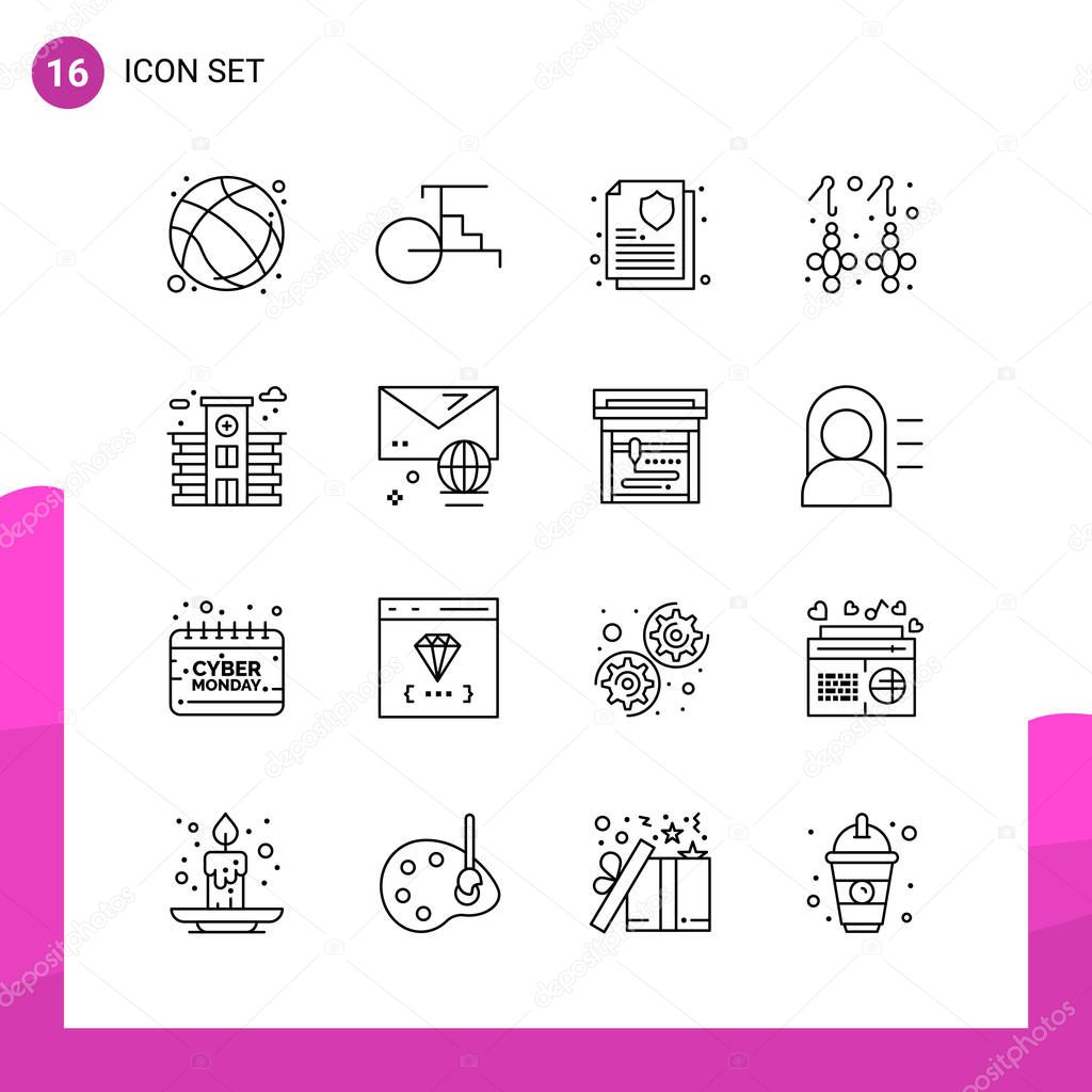 set of universal creative icons, simply vector Illustrations for web and mobile apps and projects 