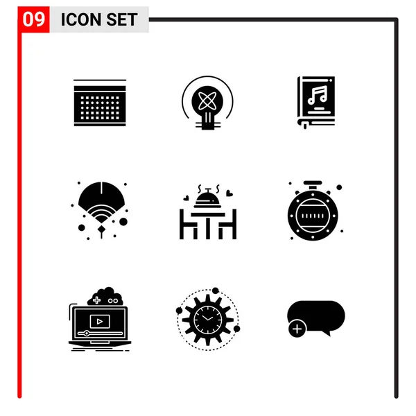 Conjunto de 16 iconos universales Vector de negocios — Vector de stock