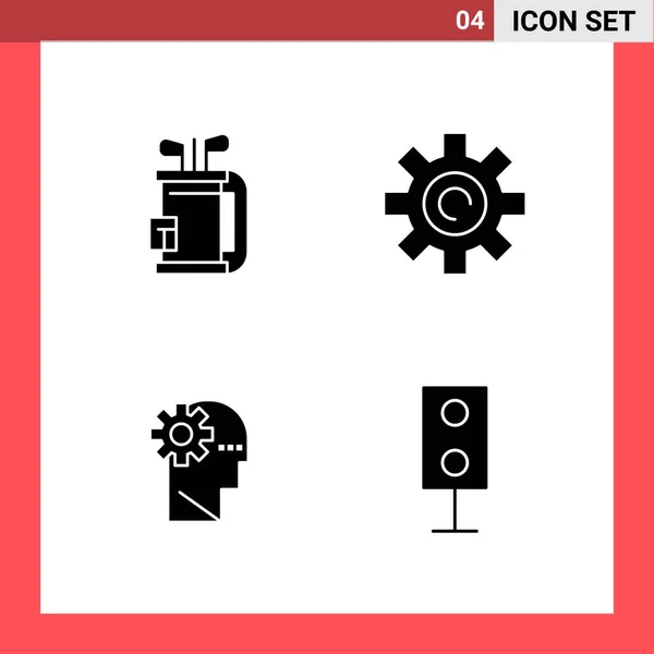 Conjunto Iconos Creativos Universales Simplemente Vector Ilustraciones Para Aplicaciones Web — Vector de stock