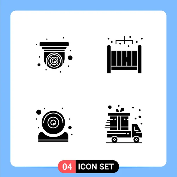 Set Universal Creative Icons Simply Vector Illustrations Web Mobile Apps — Stock Vector