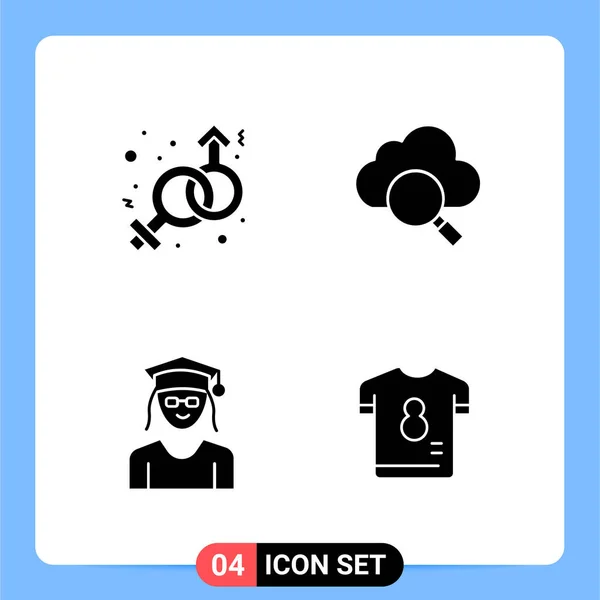 Conjunto Iconos Creativos Universales Simplemente Vector Ilustraciones Para Aplicaciones Web — Vector de stock