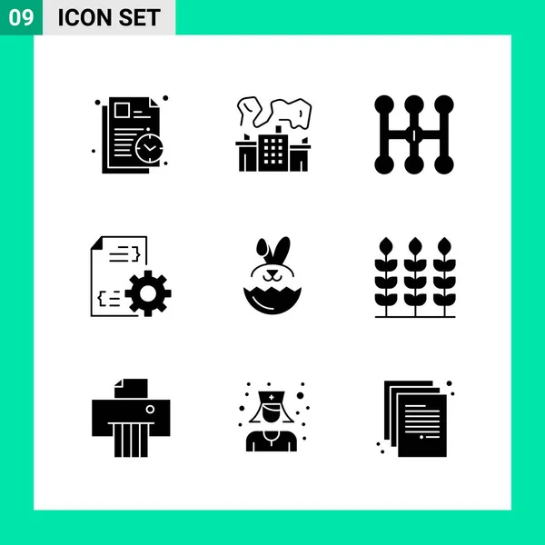 Conjunto Iconos Creativos Universales Simplemente Vector Ilustraciones Para Aplicaciones Web — Archivo Imágenes Vectoriales