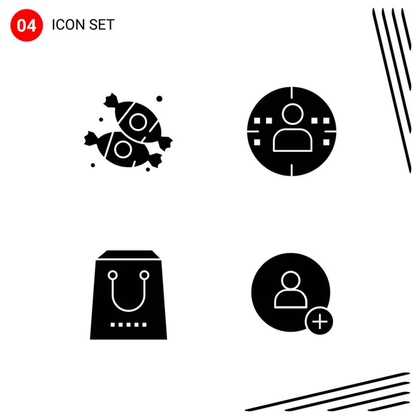 Conjunto Iconos Creativos Universales Ilustración Vectorial — Archivo Imágenes Vectoriales