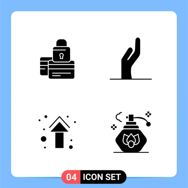 Conjunto Iconos Creativos Universales Simplemente Vector Ilustraciones Para Aplicaciones Web — Vector de stock