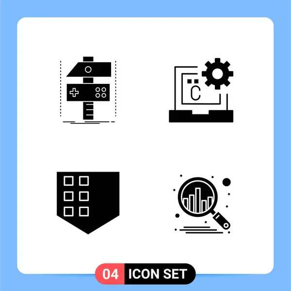 Conjunto Iconos Creativos Universales Simplemente Vector Ilustraciones Para Aplicaciones Web — Vector de stock