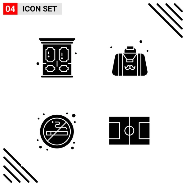 Set Universele Creatieve Iconen Vectorillustratie — Stockvector