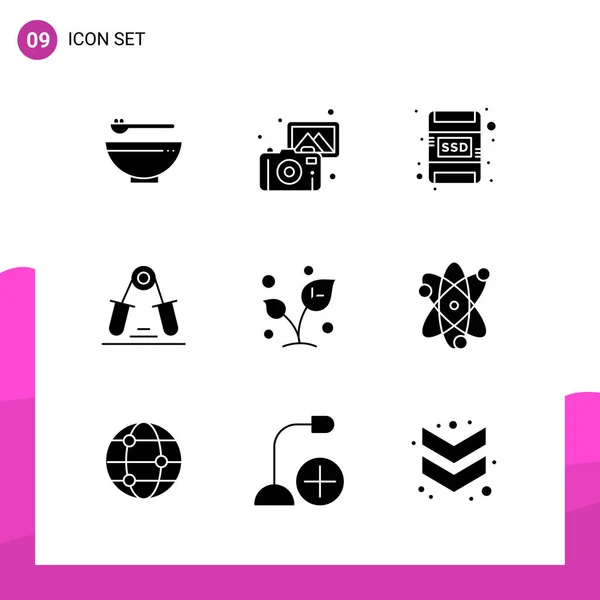 Conjunto Iconos Creativos Universales Simplemente Vector Ilustraciones Para Aplicaciones Web — Vector de stock