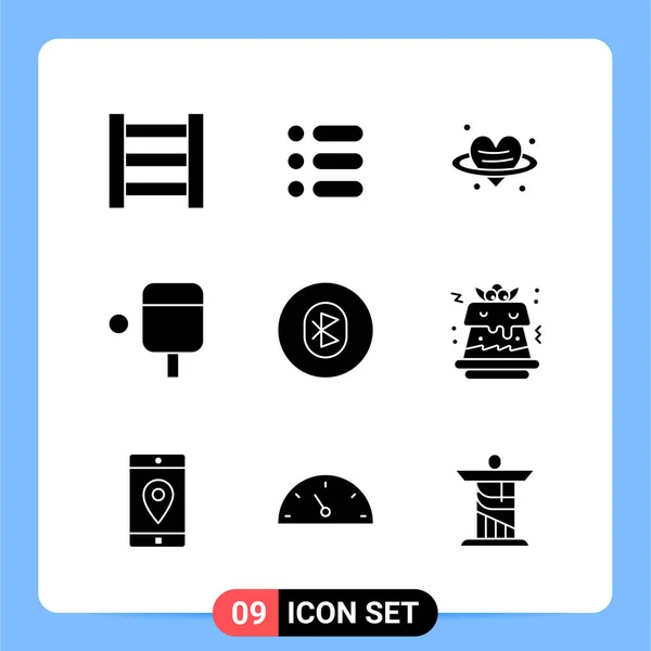 Conjunto Iconos Creativos Universales Simplemente Vector Ilustraciones Para Aplicaciones Web — Vector de stock