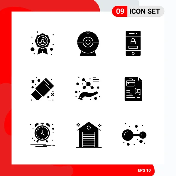 Conjunto Iconos Creativos Universales Simplemente Vector Ilustraciones Para Aplicaciones Web — Vector de stock