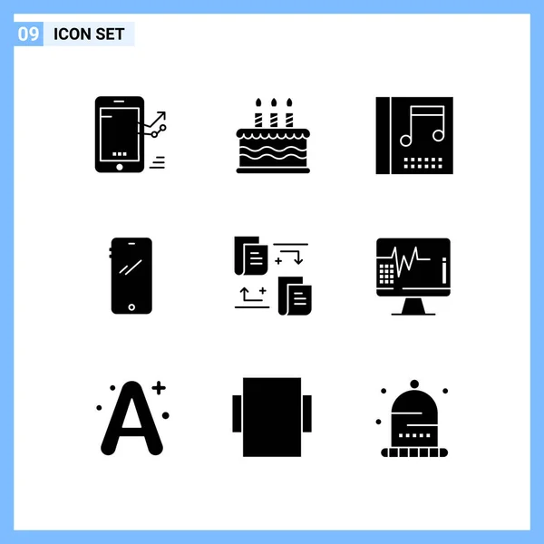 Set de 25 iconos de negocio universales Vector — Vector de stock