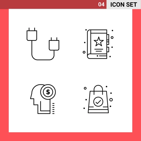 Set of 25 Universal Business Icons Vector — Stockový vektor