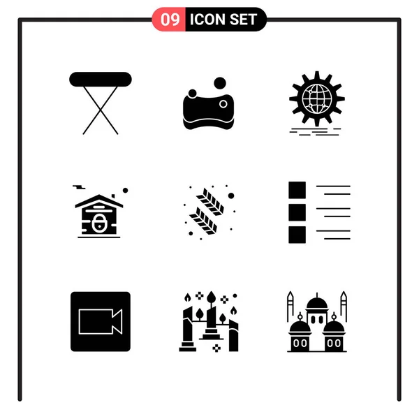 Conjunto Iconos Creativos Universales Simplemente Vector Ilustraciones Para Aplicaciones Web — Vector de stock