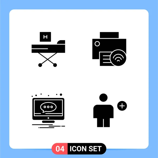 Set Universal Creative Icons Simply Vector Illustrations Web Mobile Apps — Stock Vector