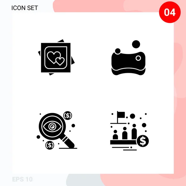 Conjunto Iconos Creativos Universales Simplemente Vector Ilustraciones Para Aplicaciones Web — Vector de stock