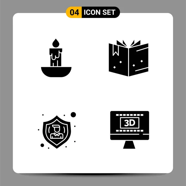 Conjunto Iconos Creativos Universales Simplemente Vector Ilustraciones Para Aplicaciones Web — Vector de stock