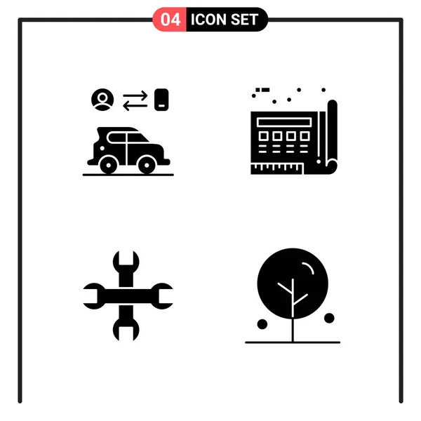 Conjunto Iconos Creativos Universales Simplemente Vector Ilustraciones Para Aplicaciones Web — Vector de stock