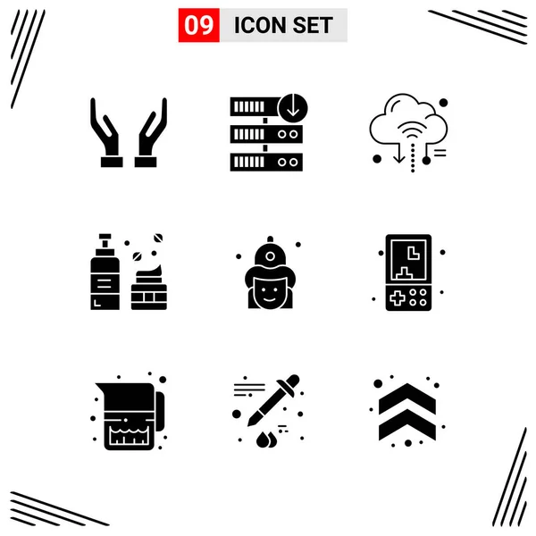 Conjunto Iconos Creativos Universales Simplemente Vector Ilustraciones Para Aplicaciones Web — Vector de stock