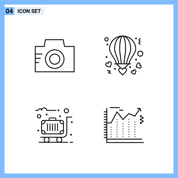 Set of 25 Universal Business Icons Vector — Stock Vector