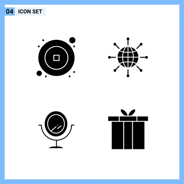 Conjunto Iconos Creativos Universales Simplemente Vector Ilustraciones Para Aplicaciones Web — Vector de stock